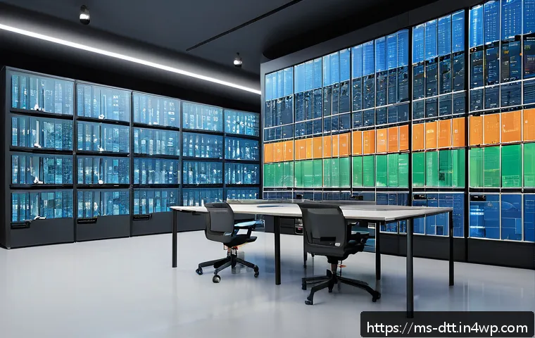다양한 데이터 유형을 위한 데이터 레이크 설계 - A modern Malaysian data center interior showcasing a sophisticated Data Lake architecture with disti...